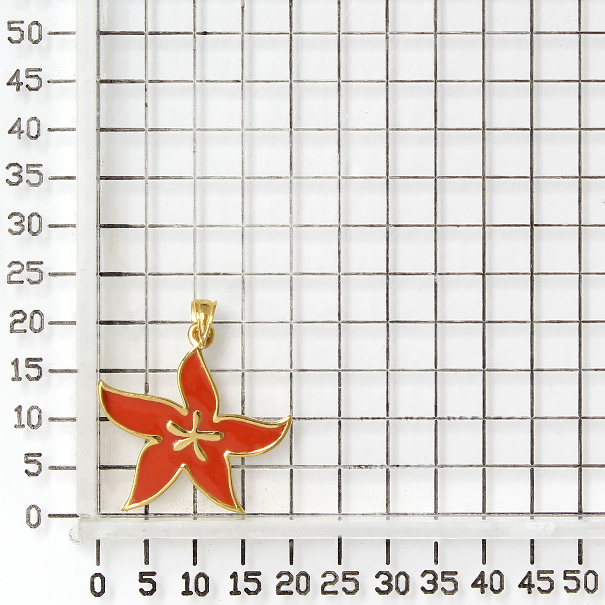 925 STERING SILVER FANCY STARFISH CHARM