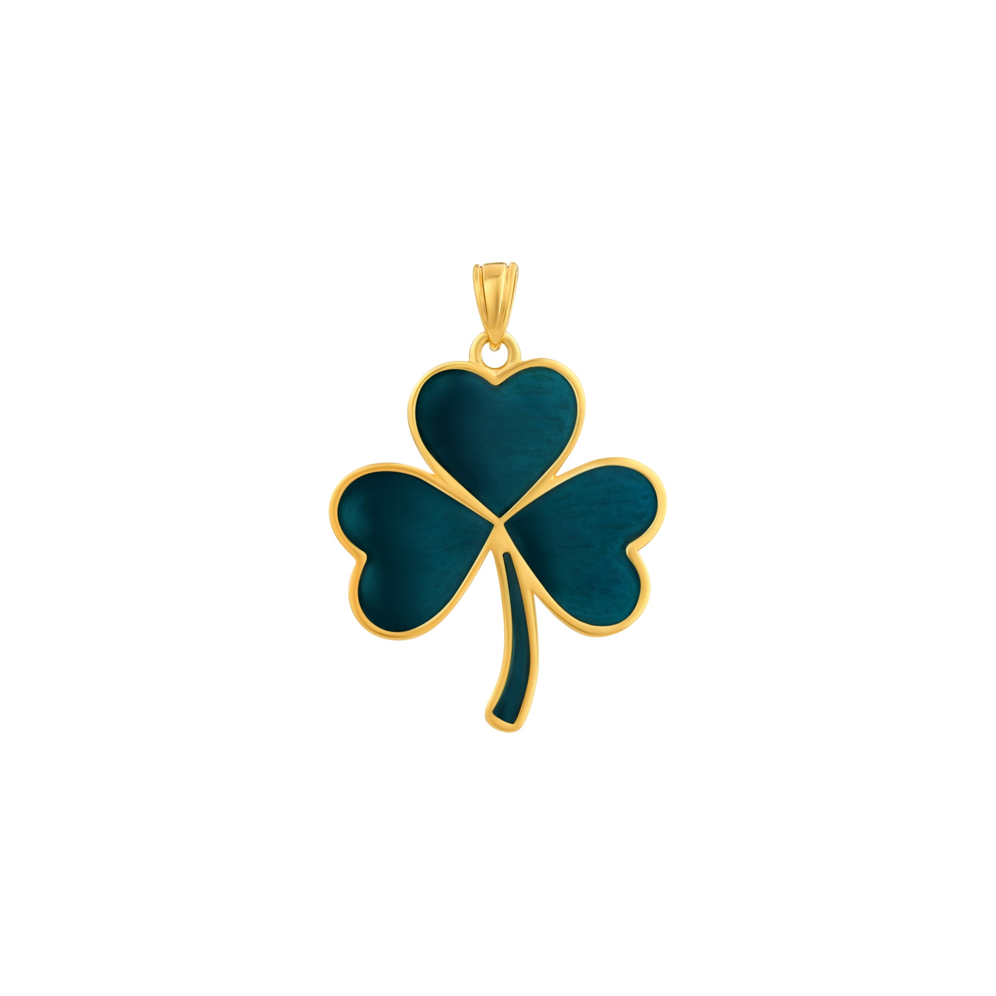 925 STERING SILVER FANCY CLOVER LEAF CHARM